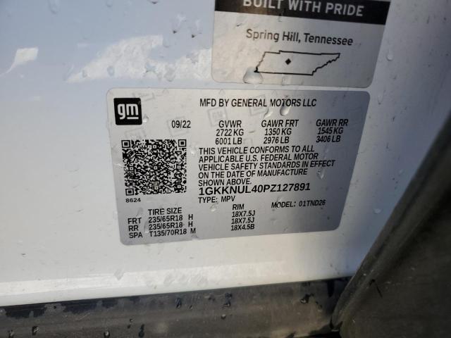 Photo 12 VIN: 1GKKNUL40PZ127891 - GMC ACADIA SLT 