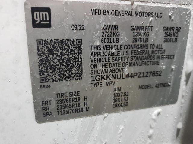 Photo 12 VIN: 1GKKNUL44PZ127652 - GMC ACADIA 