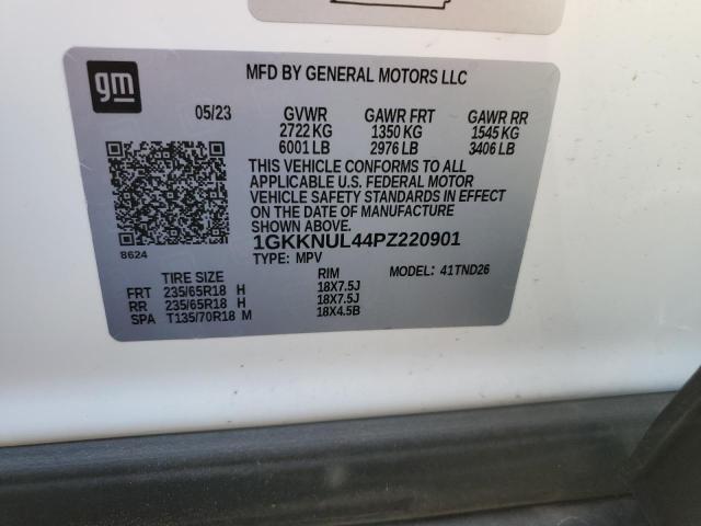 Photo 12 VIN: 1GKKNUL44PZ220901 - GMC ACADIA SLT 