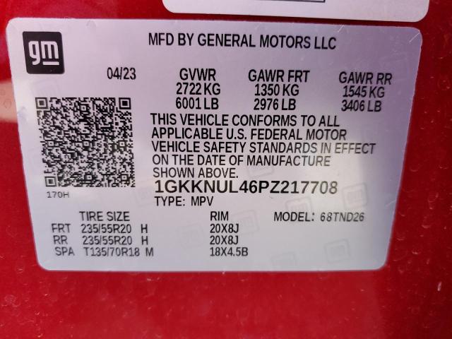 Photo 13 VIN: 1GKKNUL46PZ217708 - GMC ACADIA 