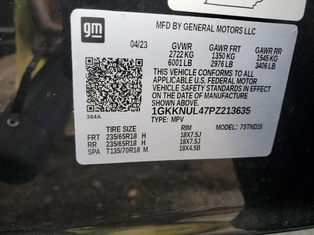 Photo 12 VIN: 1GKKNUL47PZ213635 - GMC ACADIA SLT 