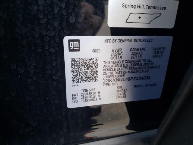 Photo 12 VIN: 1GKKNUL49PZ234034 - GMC ACADIA SLT 