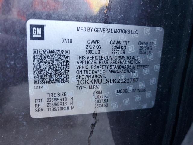 Photo 12 VIN: 1GKKNULS0KZ121757 - GMC ACADIA SLT 