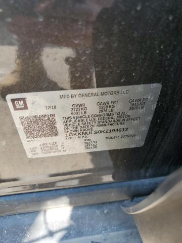 Photo 12 VIN: 1GKKNULS0KZ194613 - GMC ACADIA SLT 