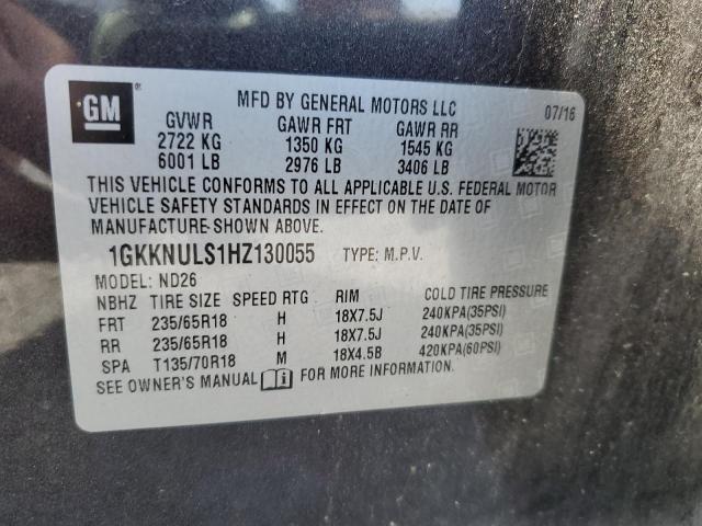 Photo 9 VIN: 1GKKNULS1HZ130055 - GMC ACADIA 