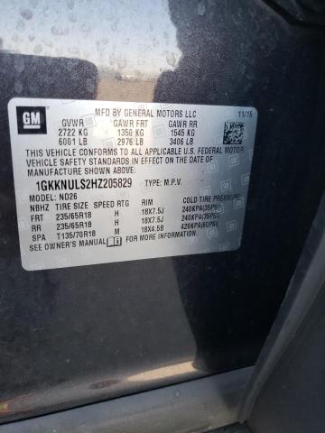 Photo 12 VIN: 1GKKNULS2HZ205829 - GMC ACADIA SLT 