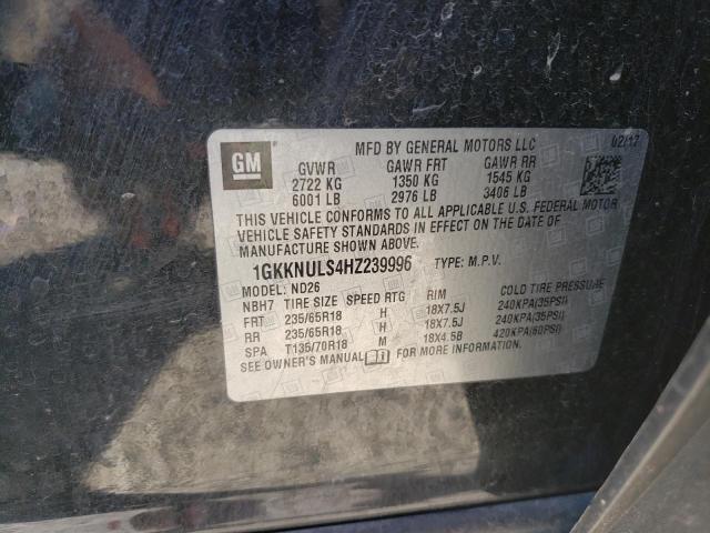 Photo 13 VIN: 1GKKNULS4HZ239996 - GMC ACADIA 