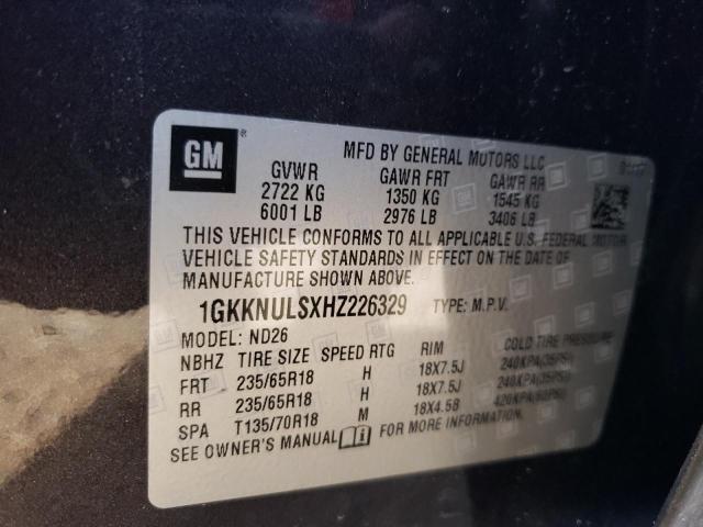 Photo 13 VIN: 1GKKNULSXHZ226329 - GMC ACADIA 