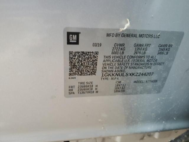 Photo 12 VIN: 1GKKNULSXKZ244207 - GMC ACADIA 