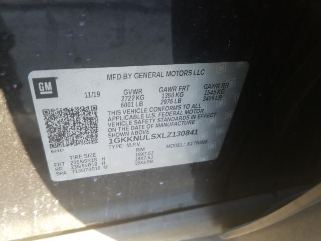 Photo 9 VIN: 1GKKNULSXLZ130841 - GMC ACADIA SLT 