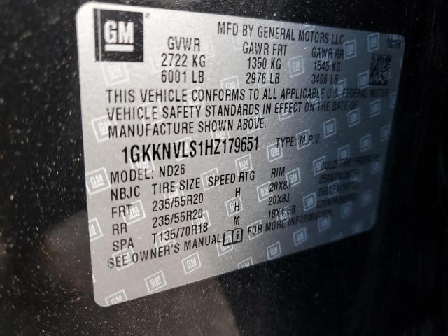 Photo 11 VIN: 1GKKNVLS1HZ179651 - GMC ACADIA ALL 