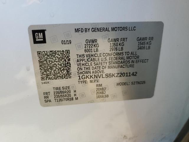 Photo 12 VIN: 1GKKNVLS5KZ201142 - GMC ACADIA ALL 