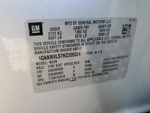 Photo 12 VIN: 1GKKNVLS7HZ205024 - GMC ACADIA ALL 