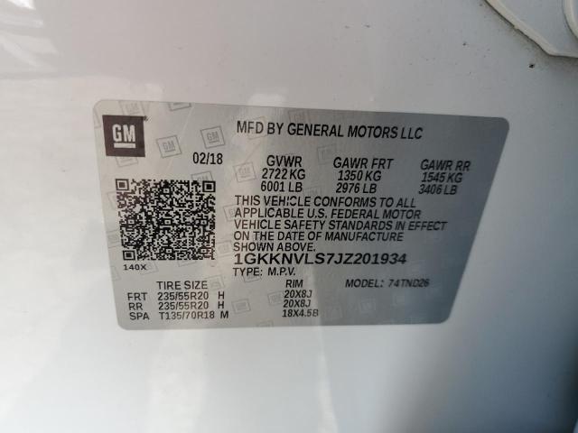 Photo 13 VIN: 1GKKNVLS7JZ201934 - GMC ACADIA 