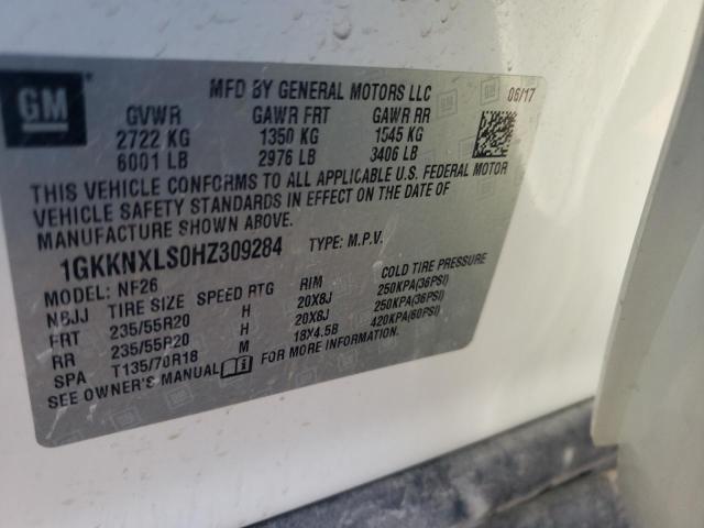 Photo 12 VIN: 1GKKNXLS0HZ309284 - GMC ACADIA DEN 