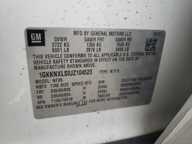 Photo 12 VIN: 1GKKNXLS0JZ104523 - GMC ACADIA DEN 