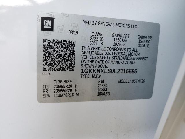 Photo 11 VIN: 1GKKNXLS0LZ115685 - GMC ACADIA DEN 