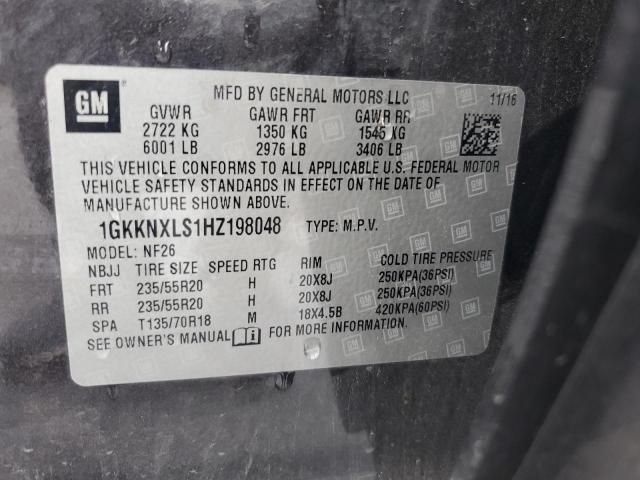 Photo 12 VIN: 1GKKNXLS1HZ198048 - GMC ACADIA DEN 