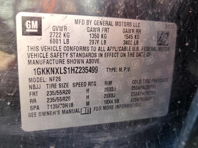 Photo 12 VIN: 1GKKNXLS1HZ235499 - GMC ACADIA DEN 