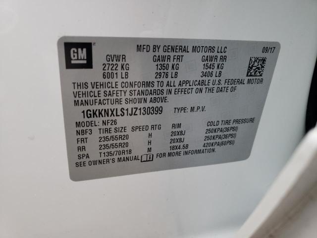 Photo 12 VIN: 1GKKNXLS1JZ130399 - GMC ACADIA DEN 