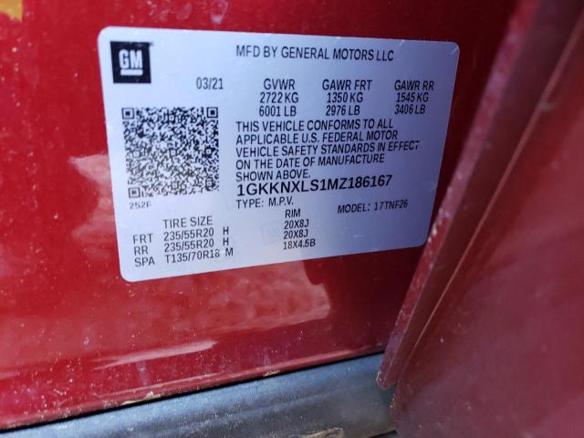 Photo 12 VIN: 1GKKNXLS1MZ186167 - GMC ACADIA DEN 