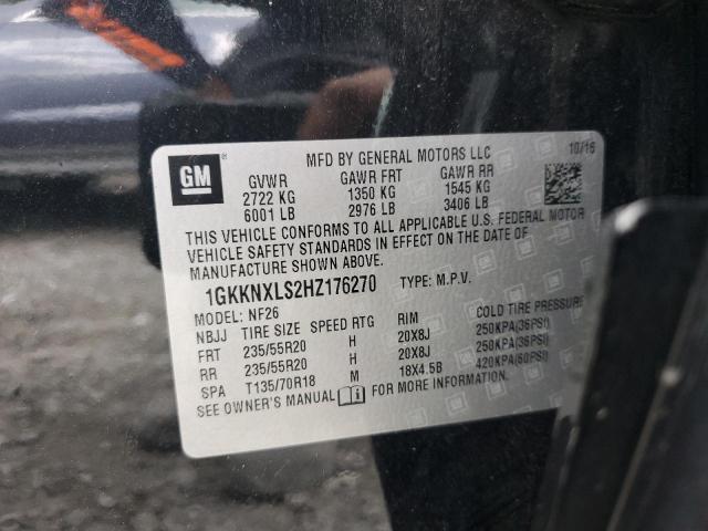 Photo 12 VIN: 1GKKNXLS2HZ176270 - GMC ACADIA DEN 