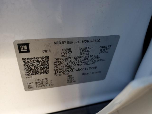 Photo 9 VIN: 1GKKNXLS2KZ143745 - GMC ACADIA DEN 