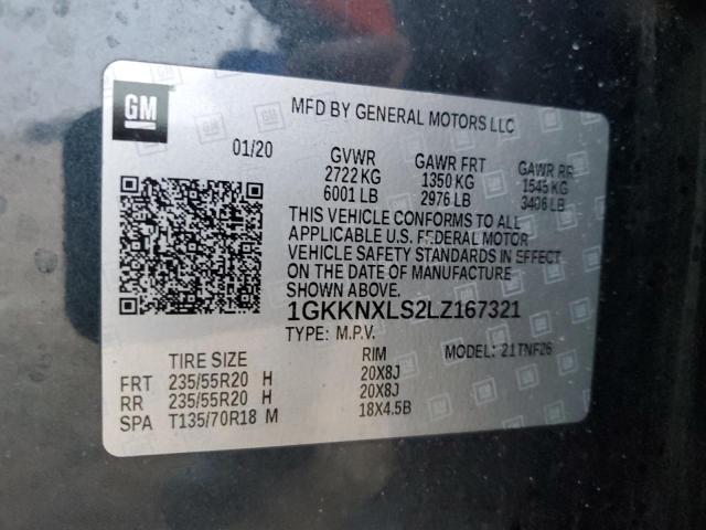 Photo 12 VIN: 1GKKNXLS2LZ167321 - GMC ACADIA DEN 