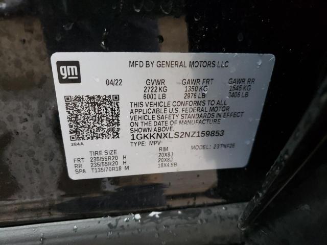 Photo 9 VIN: 1GKKNXLS2NZ159853 - GMC ACADIA DEN 