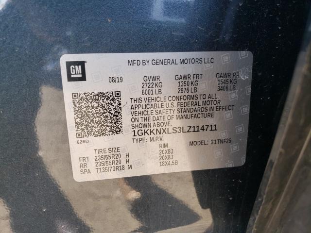 Photo 9 VIN: 1GKKNXLS3LZ114711 - GMC ACADIA DEN 