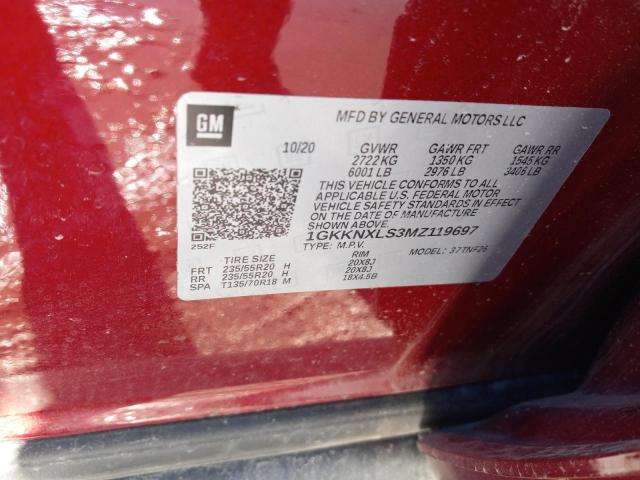 Photo 11 VIN: 1GKKNXLS3MZ119697 - GMC ACADIA DEN 