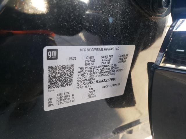 Photo 12 VIN: 1GKKNXLS3MZ217998 - GMC ACADIA DEN 