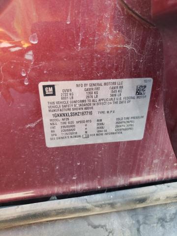 Photo 13 VIN: 1GKKNXLS5HZ187716 - GMC ACADIA DEN 