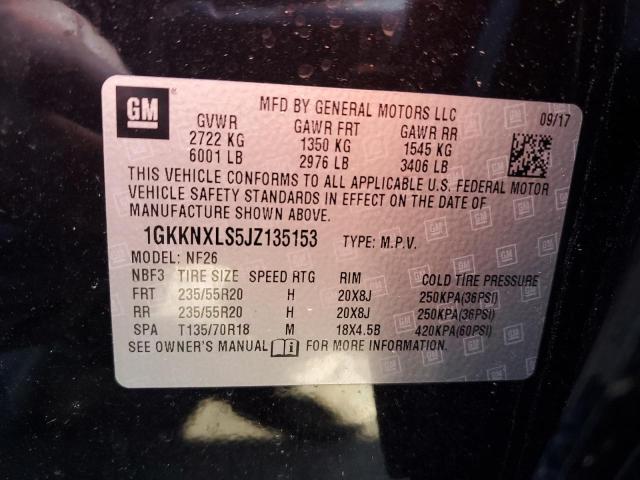 Photo 12 VIN: 1GKKNXLS5JZ135153 - GMC ACADIA DEN 