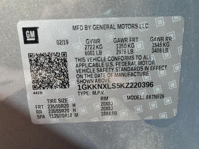 Photo 12 VIN: 1GKKNXLS5KZ220396 - GMC ACADIA DEN 