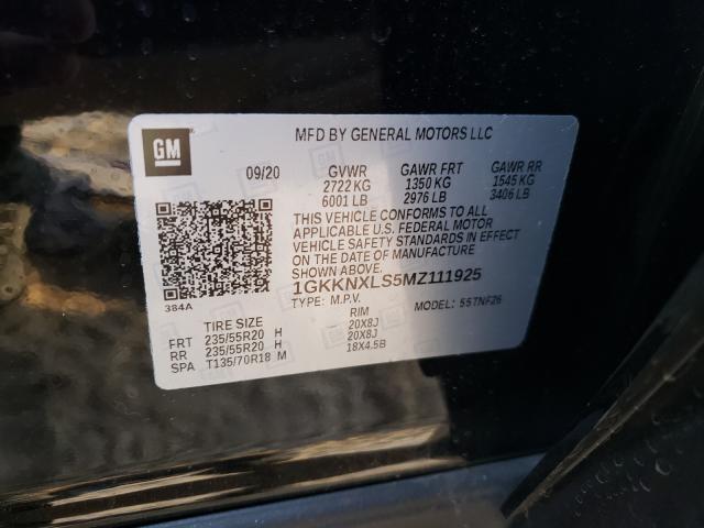 Photo 9 VIN: 1GKKNXLS5MZ111925 - GMC ACADIA DEN 