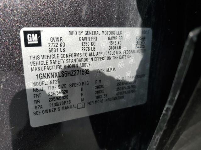 Photo 12 VIN: 1GKKNXLS6HZ271592 - GMC ACADIA DEN 