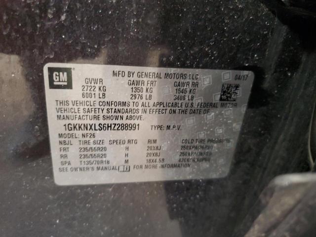 Photo 12 VIN: 1GKKNXLS6HZ288991 - GMC ACADIA DEN 