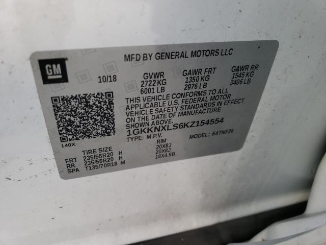 Photo 12 VIN: 1GKKNXLS6KZ154554 - GMC ACADIA DEN 