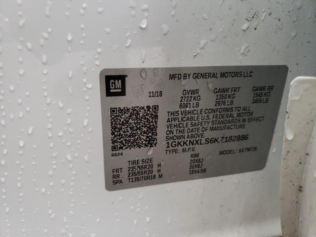 Photo 9 VIN: 1GKKNXLS6KZ182886 - GMC ACADIA DEN 