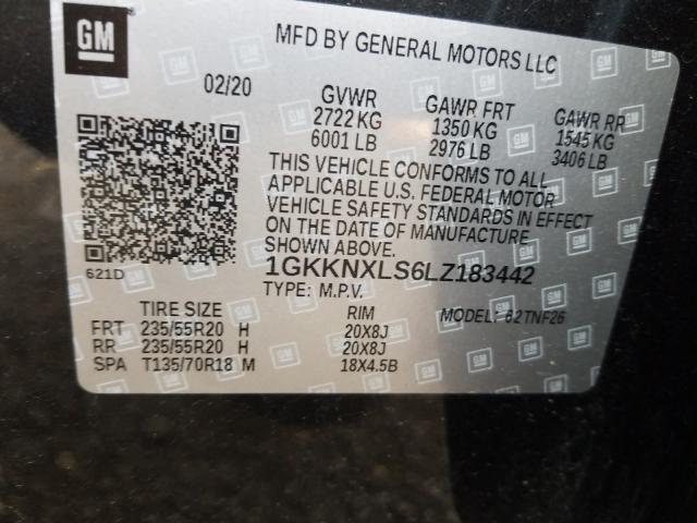 Photo 9 VIN: 1GKKNXLS6LZ183442 - GMC ACADIA DEN 