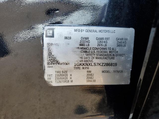 Photo 12 VIN: 1GKKNXLS7KZ286819 - GMC ACADIA DEN 