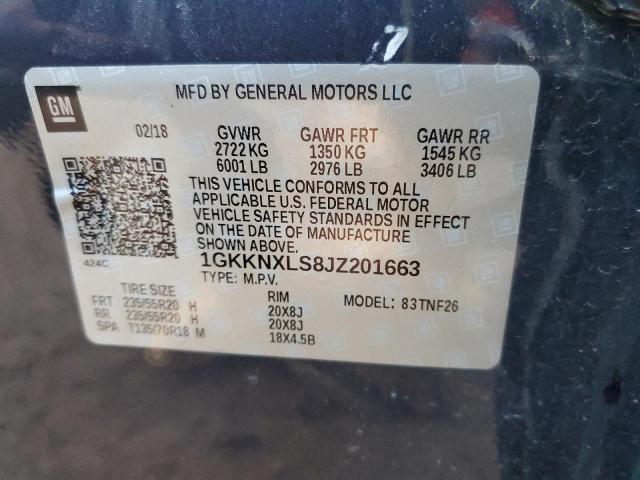 Photo 11 VIN: 1GKKNXLS8JZ201663 - GMC ACADIA DEN 