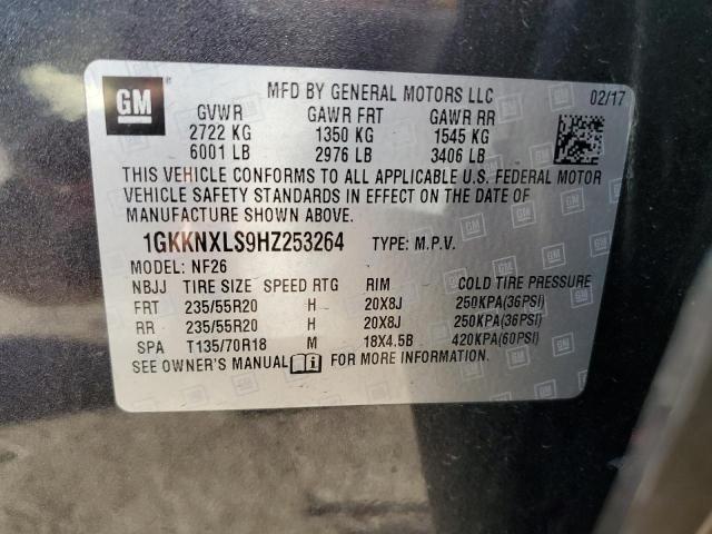 Photo 13 VIN: 1GKKNXLS9HZ253264 - GMC ACADIA DEN 