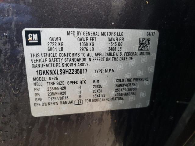 Photo 13 VIN: 1GKKNXLS9HZ285017 - GMC ACADIA DEN 