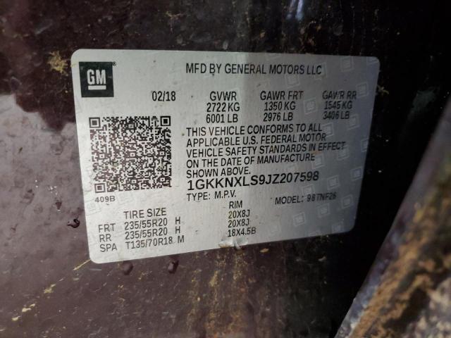 Photo 12 VIN: 1GKKNXLS9JZ207598 - GMC ACADIA DEN 