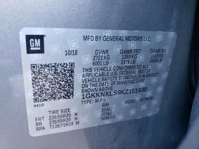 Photo 9 VIN: 1GKKNXLS9KZ161630 - GMC ACADIA DEN 