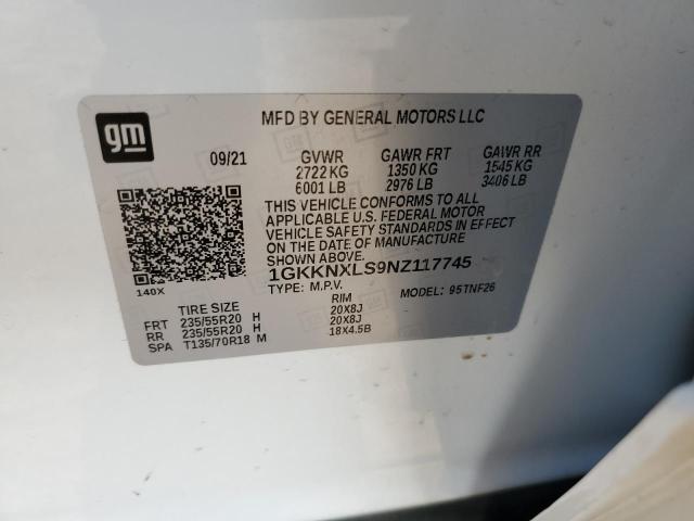 Photo 9 VIN: 1GKKNXLS9NZ117745 - GMC ACADIA DEN 