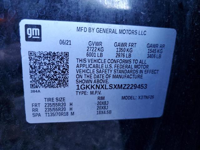 Photo 12 VIN: 1GKKNXLSXMZ229453 - GMC ACADIA DEN 