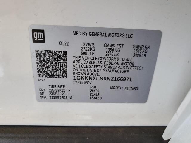 Photo 12 VIN: 1GKKNXLSXNZ166971 - GMC ACADIA DEN 